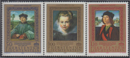 PI2 Liechtenstein 822/24 1985 Cuadros De Colecciones Principescas MNH - Altri & Non Classificati