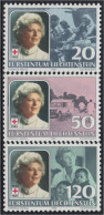 Liechtenstein 816/18 1985  40º Aniv. De La Presidencia Cruz Roja De Georgina L - Sonstige & Ohne Zuordnung
