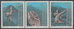 Liechtenstein 784/86 1984 Leyendas MNH - Autres & Non Classés