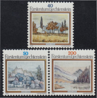 Liechtenstein 762/64 1983 Arte Pinturas De Anton EnderMNH - Altri & Non Classificati