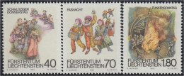 Liechtenstein 759/61 1983 Carnaval Y Cuaresma MNH - Altri & Non Classificati