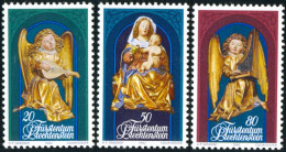 REL/S Liechtenstein 754/56  1982  Navidad Esculturas De La Catedral De Coire M - Sonstige & Ohne Zuordnung