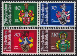 Liechtenstein 734/37 1982 Escudos Shields MNH - Autres & Non Classés