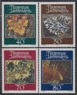 Liechtenstein 717/20 1981 Musgos Y Liquenes MNH - Autres & Non Classés