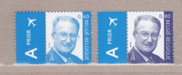 2004 Nr 3316-17** Koning Albert II (blauw Prior Vignet) - 1993-2013 King Albert II (MVTM)