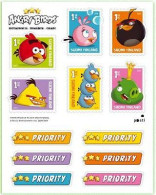 Finland Finnland Finlande 2013 Angry Birds Set Of 6 Stamps In Booklet MNH - Carnets