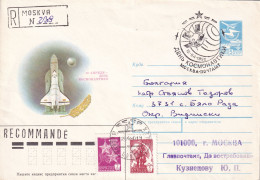 Russia Ussr 1990 Space Cover Cosmonautics Day Scuttle Gagarin - Brieven En Documenten