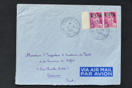 Réunion - CFA  Gandon N° 296 Sur Lettre De L'Etang Salé Du 31 Mai 1954 - Covers & Documents