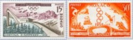 Monaco - 442/43 - 1956 JJOO Lujo - Other & Unclassified