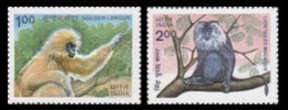 INDIA 1983 INDIAN WILDLIFE MONKEYS FAUNA COMPLETE SET MNH - Unused Stamps