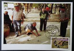 Carte Maximum 3564 La Pétanque Obl 1er Jour - Other & Unclassified