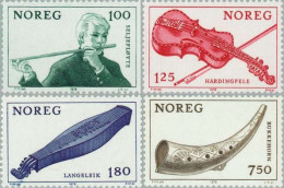 Noruega  Nº 739/42  1978 Instrumentos Folklóricos De Música Lujo - Sonstige & Ohne Zuordnung