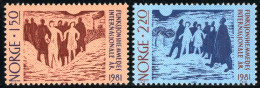 MED  Noruega Norway  Nº 821/22  1981  MNH - Altri & Non Classificati