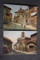 Ettore Roesler Franz - Roma Sparita - Via Della Greca. Via Chiesa S. Bonosa - Museen
