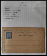 PORTUGAL AZORES AÇORES HORTA 1892 - 1895 KING CARLOS I 30 REIS BLUE  MNH** CARTE POSTALE  POSTAL STATIONERY - Horta