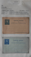 PORTUGAL AZORES AÇORES HORTA 1897 KING CARLOS I 25 Rs GREEN + 50 Rs BLUE MNH** BILHETE POSTAL LETTER CARD INC PAGE - Horta