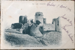 RARE Affranchissement Avec Un Timbre Ayant Servi Sur Carte Postale De Mars 1902 - Cartas & Documentos