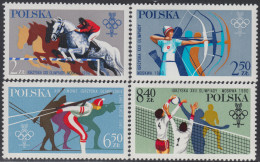 Polonia Poland 2491/94 1980 JJOO Moscú Olympic Games - Sports  Horse, Tiro ... - Other & Unclassified