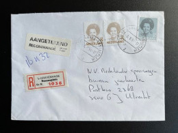 NETHERLANDS 1994 REGISTERED LETTER 'S GRAVENHAGE NASSAUPLEIN TO UTRECHT 02-05-1994 NEDERLAND AANGETEKEND - Briefe U. Dokumente