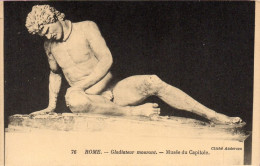 CPA ITALIE ROME GLADIATEUR MOURANT MUSEE DU CAPITOLE - Musei