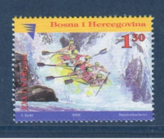 Bosnie-Herzégovine, **, Yv 373, Mi, 273, SG 713, Rafting, - Rafting