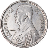 Monnaie, Monaco, Louis II, 20 Francs, Vingt, 1947, TTB, Copper-nickel - 1922-1949 Louis II