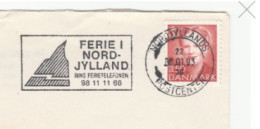 1993 Cover HOLIDAY In NORTH JUTLAND Slogan DENMARK Stamps - Lettres & Documents