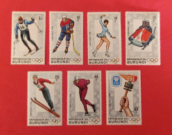 1968 Burundi - Serie MNH - Hiver 1968: Grenoble