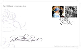 2012 The Diamond Jubilee Unaddressed FDC Hrd4 - 2011-2020 Decimale Uitgaven