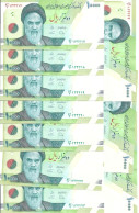 IRAN 10000 RIELS ND2019 UNC P 159 C ( 10 Billets ) - Iran
