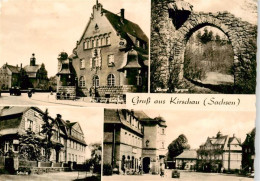 73962306 Kirschau_Sachsen Post Und Rathaus Koerse Burgtor Schule Dorfplatz - Kirschau