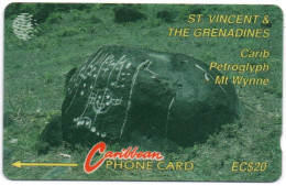 St. Vincent & The Grenadines - Carib Petroglyph - 9CSVB - Saint-Vincent-et-les-Grenadines