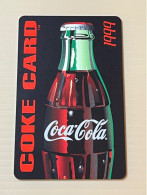 USA UNITED STATES America Coca Cola Coke Card 1999, Set Of 1 Mint Card - Colecciones