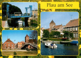 73168149 Plau See Schleuse Kirche Schiffe Plau See - Plau