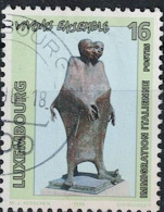 Luxemburg - L’abbraccio; Bronzestatue (MiNr: 1399) 1996 - Gest Used Obl - Usati