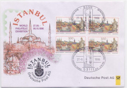 World Philatelic Exhibition Istanbul, Grand Mosque, Islamic, Islam, Pictorial Postmark Germany Cover 1996 - Islam