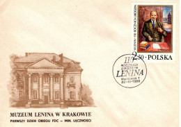 Poland 1980 Lenin Museum,First Day Cover - FDC