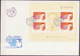 Europa CEPT 1983 Portugal FDC Y&Tn°BF41 - Michel N°B40 - 37,50e EUROPA - 1983