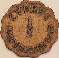 Cyprus - 1/2 Piastre 1945, KM# 22a (#3590) - Chypre