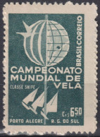 1959 Brasilien ** Mi:BR 965, Sn:BR 898, Yt:BR 684, World Sailing Championships, Porto Alegre - Unused Stamps