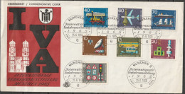 BRD FDC 1965 Nr.468 - 474 Internationale Verkehrsausstellung München IVA ( Dl 173 )günstige Versandkosten - 1961-1970