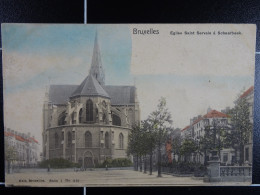 Bruxelles Eglise Saint Servais à Schaerbeek(Nels Colorisée) - Schaerbeek - Schaarbeek