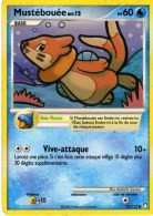 Carte Pokemon 75/123 Mustebouée 60 Pv 2008 - Otros & Sin Clasificación