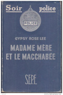 C1 Gypsy Rose Lee MADAME MERE ET MACCHABEE 1950 Mother Finds A Body STRIP TEASE PORT INCLUS FRANCE - S.E.P.E.