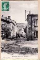 17703 / Peu Commun ROQUECOURBE Tarn Rue DROITE Villageois 1909 à BOYER Chez DUCROS Castres- Editeur CUMENGE - Roquecourbe