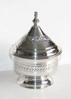 JOLI ANCIEN SEAU A GLACE, COUPE / POT AVEC COUVERCLE, DRAGEOIR En METAL ARGENTÉ / ART DE LA TABLE & DECORATIF (1102.25) - Silverware