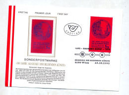 Lettre Fdc ? Wien Academie Des Arts - Covers & Documents