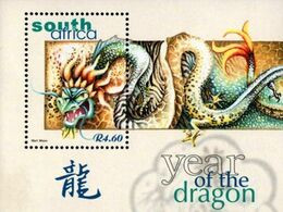 South Africa - 2000 Year Of The Dragon MS (**) # SG 1201 , Mi Block 82 - Chinese New Year