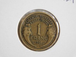 France 1 Franc 1931 MORLON (665) - 1 Franc