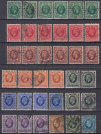 Great Britain GB / UK 1934 ⁕ KGV King George V. Mi.175-184 ⁕ 36v Used - Unchecked - Gebraucht